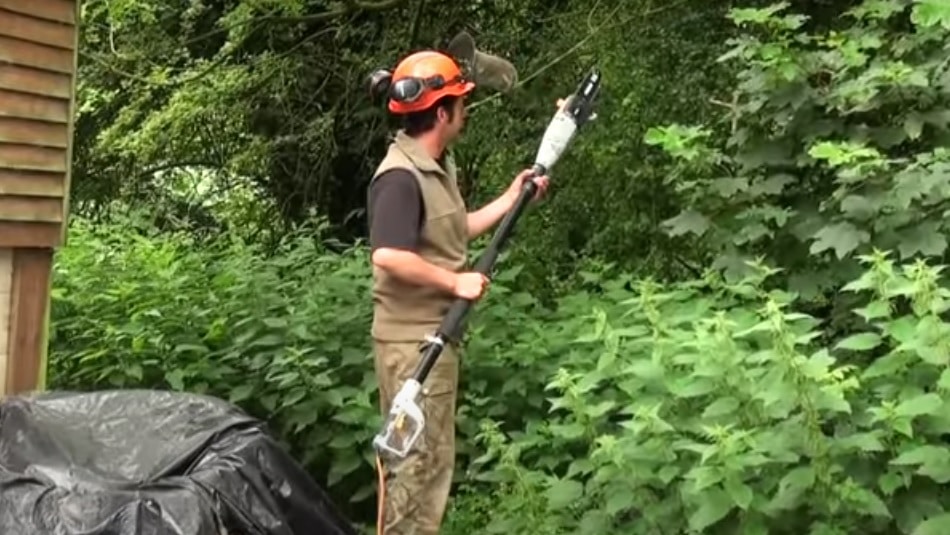 Use an Electric Pole Saw Safely