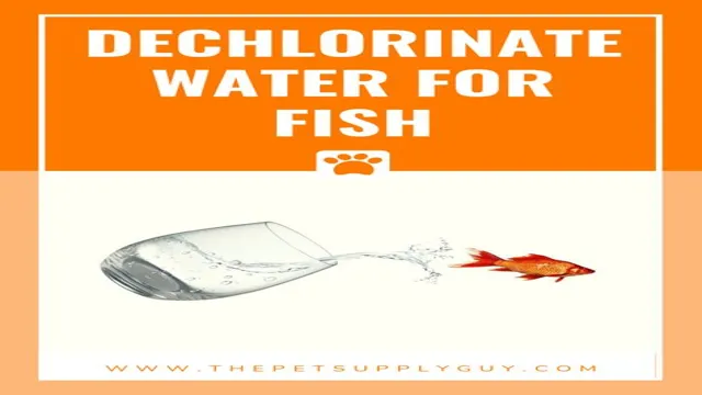 how to get chlorine out of aquarium water