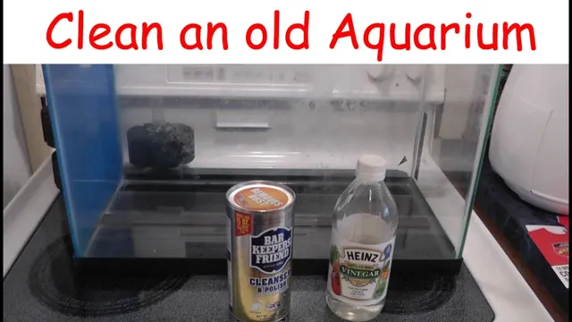 how to get mineral deposits off aquarium glass