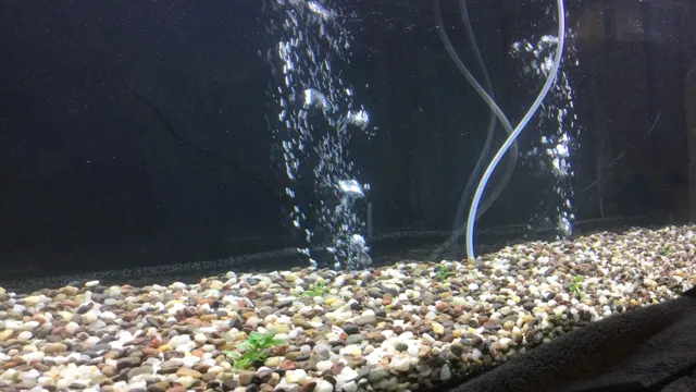 how to get rid of air bubbles in substrate aquarium