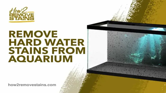 how to get water stains out of aquarium
