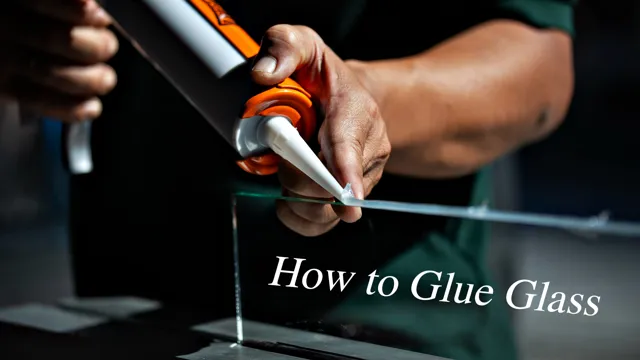 how to glue aquarium glass