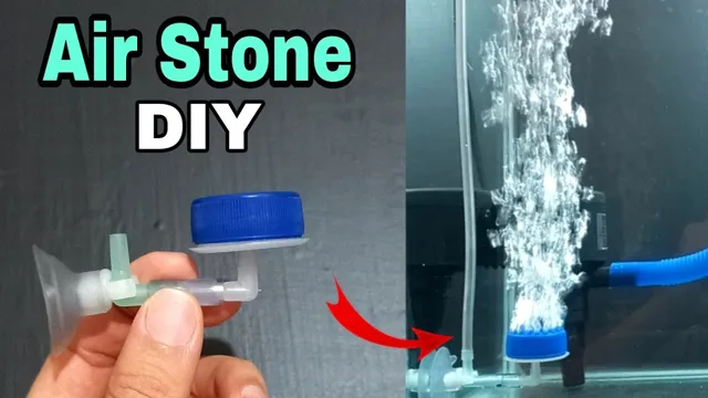 how to keep air stone down in aquarium