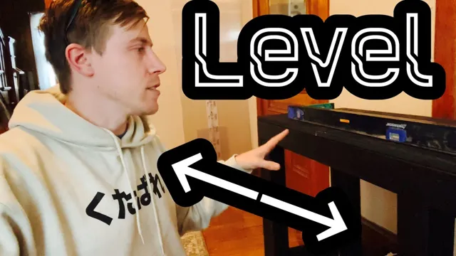 how to level an aquarium on the stand