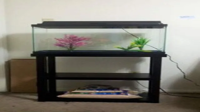 how to level aquarium stand on uneven floor