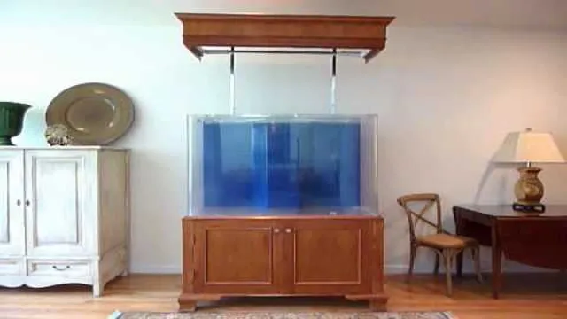 how to lift heavy aquarium