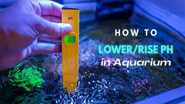 how to lower aquarium ph fast