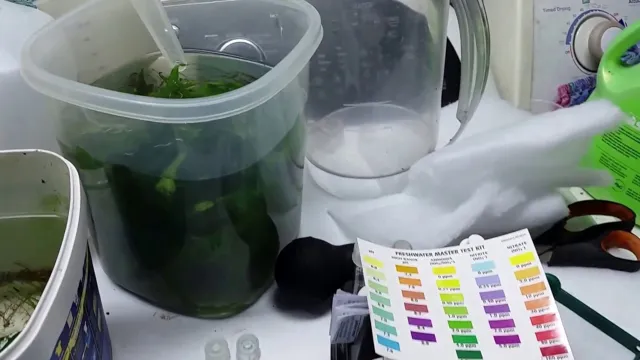 how to lower aquarium ph with vinegar