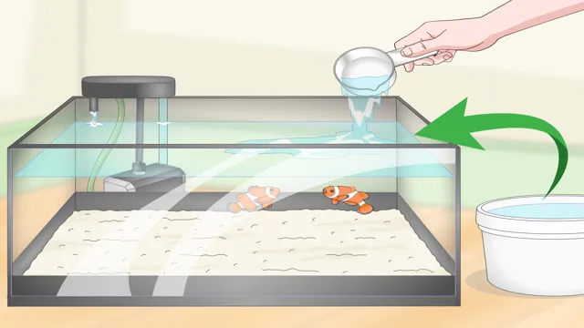 how to lower aquarium salinity