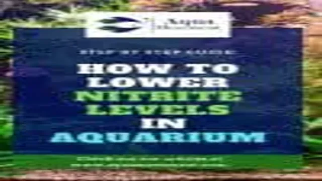 how to lower nitrites and alkalinity small aquarium