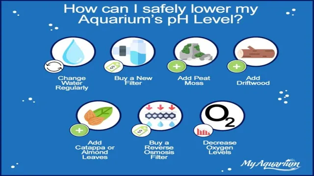 how to lower ph in a saltwater aquarium