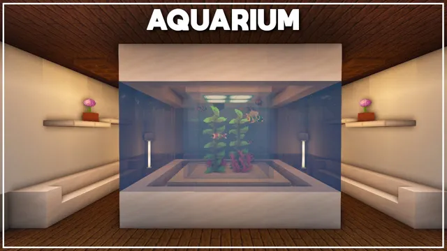 how to mak aquarium in minecraft