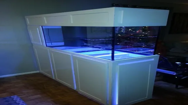 how to make a 450 gallon aquarium
