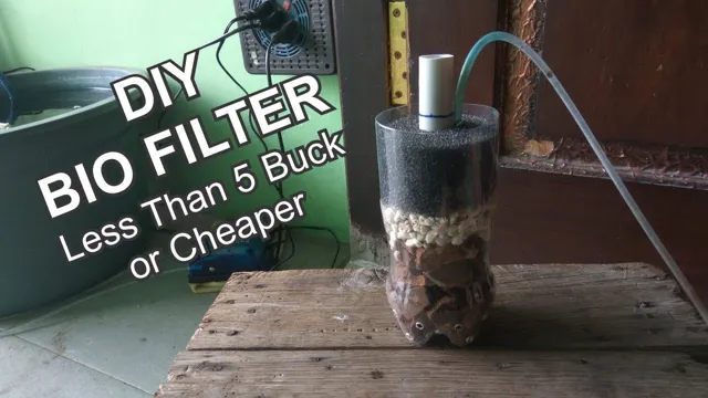 how to make a biofilter for aquarium