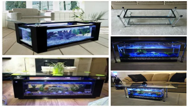 how to make a fish aquarium table