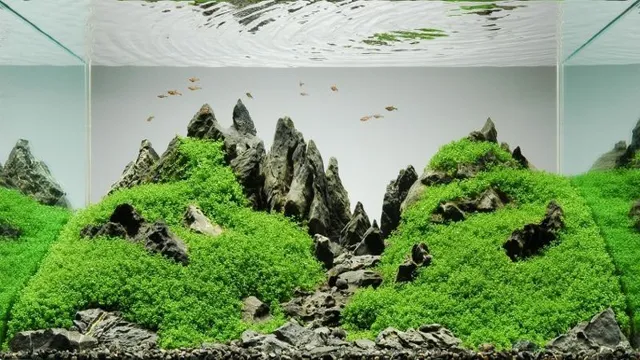 how to make a floating island in an aquarium