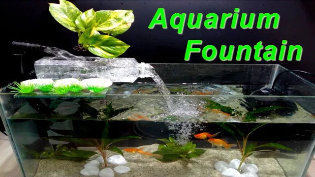 how to make a fountain with aquarium pump 2