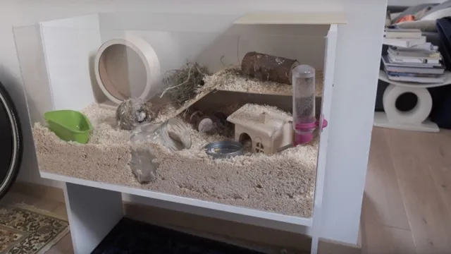 how to make a hamster cage in aquarium