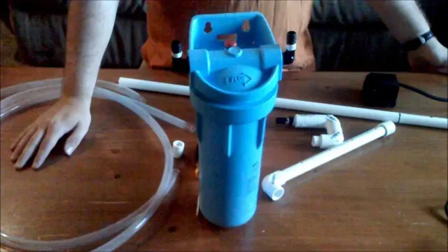 how to make a homemade aquarium canister filter