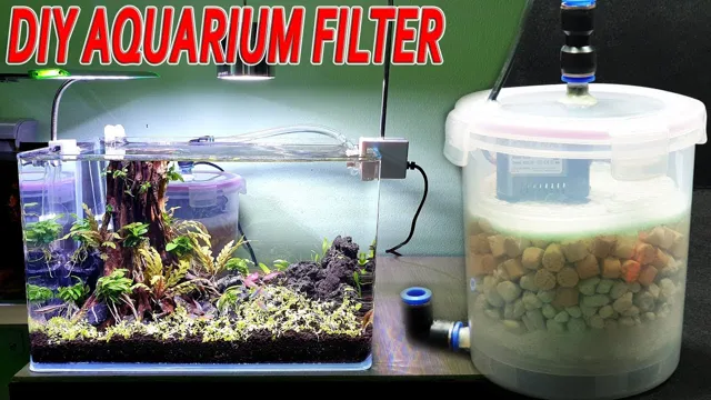 how to make a homemade aquarium filter