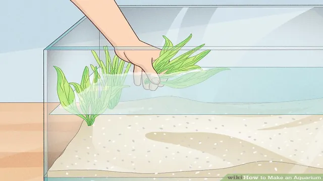 how to make a provisional aquarium at home