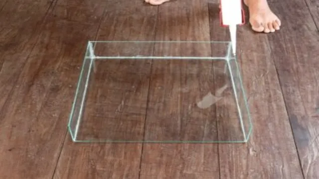 how to make a rimless glass aquarium