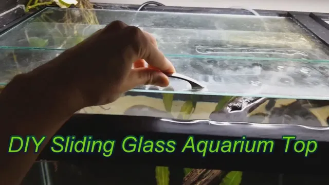 how to make a sliding glass top for aquarium 2