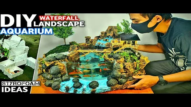 how to make a styrofoam landscape in an aquarium