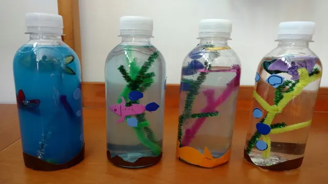 how to make a water bottle aquarium