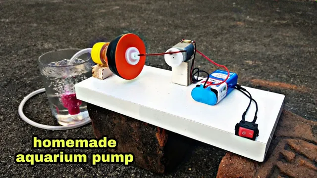 how to make a water vacuum pump for an aquarium