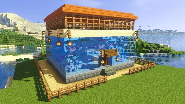 how to make a working aquarium in minecraft