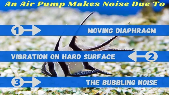 how to make an aquarium air pump quieter