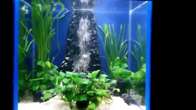 how to make an aquarium falling sand waterfall