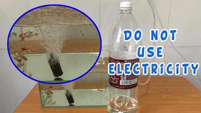 how to make an aquarium filter without a pump