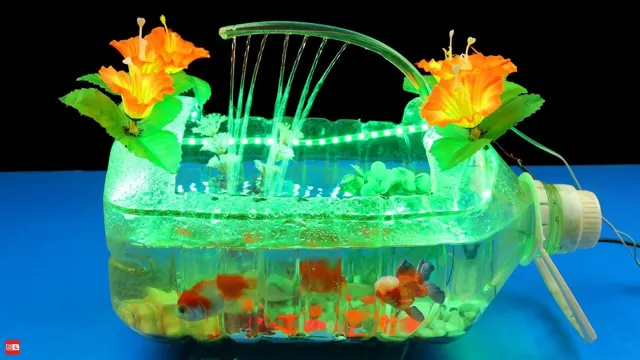 how to make an aquarium from a plastic bottle