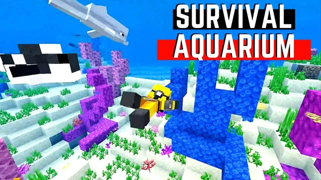 how to make an aquarium in minecraft survival