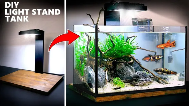 how to make aquarium light stand