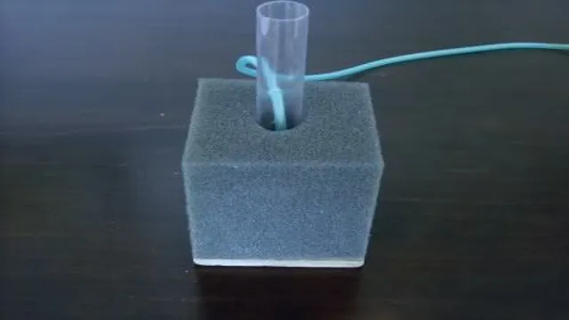 how to make aquarium sponge filter