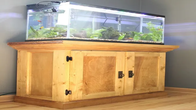 how to make aquarium stand cabinet