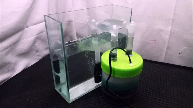 how to make aquarium uv filter take air