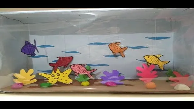 how to make aquarium with shoe box