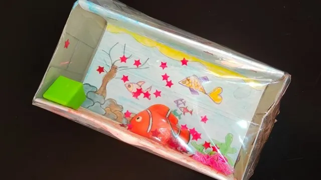 how to make aquarium with waste material