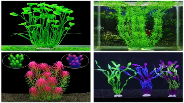 how to make artificial plants for aquarium