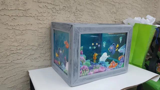 how to make cardboard aquarium