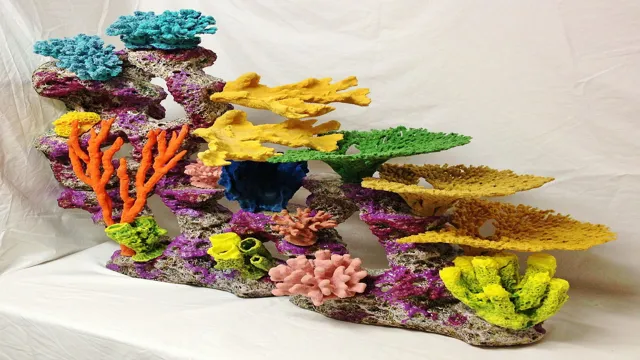 how to make coral reef for aquarium