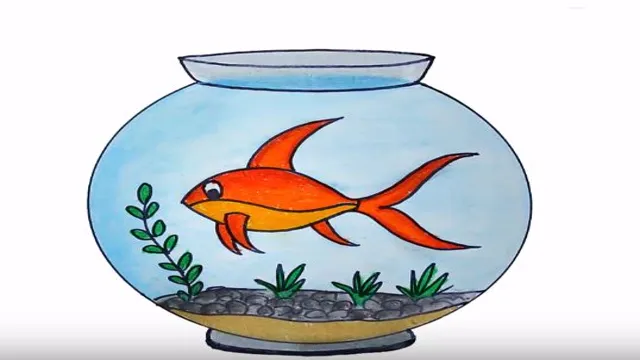 how to make drawing aquarium