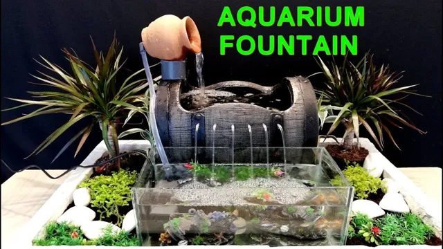 how to make fountain in aquarium