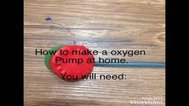 how to make oxygen pump for aquarium in home