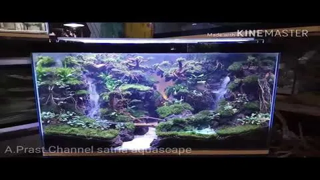 how to make sandfall in aquarium