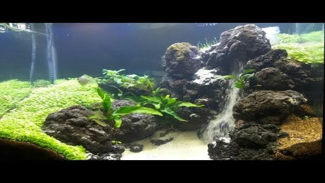 how to make sandfall in aquarium